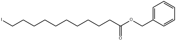 Undecanoic acid, 11-iodo-, phenylmethyl ester Structural