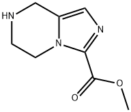 Imidazo[1,5-a]pyrazine-3-carboxylic acid, 5,6,7,8-tetrahydro-, methyl ester Structural