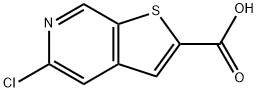 Thieno[2,3-c]pyridine-2-carboxylic acid, 5-chloro- Structural