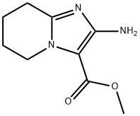 Imidazo[1,2-a]pyridine-3-carboxylic acid, 2-amino-5,6,7,8-tetrahydro-, methyl ester Structural