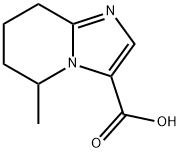 Imidazo[1,2-a]pyridine-3-carboxylic acid, 5,6,7,8-tetrahydro-5-methyl- Structural