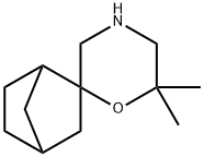 Spiro[bicyclo[2.2.1]heptane-2,2'-morpholine], 6',6'-dimethyl- Structural