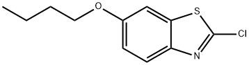 Benzothiazole, 6-butoxy-2-chloro- Structural