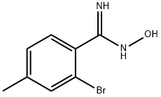 Benzenecarboximidamide, 2-bromo-N-hydroxy-4-methyl- Structural