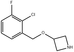 Azetidine, 3-[(2-chloro-3-fluorophenyl)methoxy]- Structural