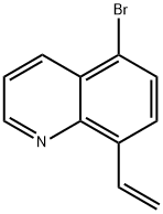 Quinoline, 5-bromo-8-ethenyl- Structural