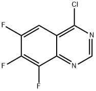 Quinazoline, 4-chloro-6,7,8-trifluoro- Structural