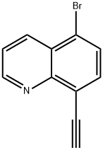 Quinoline, 5-bromo-8-ethynyl- Structural