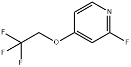Pyridine, 2-fluoro-4-(2,2,2-trifluoroethoxy)- Structural