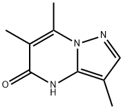 Pyrazolo[1,5-a]pyrimidin-5(4H)-one, 3,6,7-trimethyl- Structural