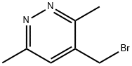 Pyridazine, 4-(bromomethyl)-3,6-dimethyl- Structural
