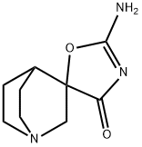Spiro[1-azabicyclo[2.2.2]octane-3,5'(4'H)-oxazol]-4'-one, 2'-amino- Structural