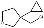 Furan, 3-(chloromethyl)-3-cyclopropyltetrahydro- Structural