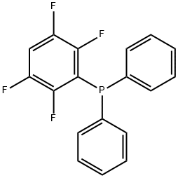 Phosphine, diphenyl(2,3,5,6-tetrafluorophenyl)- Structural