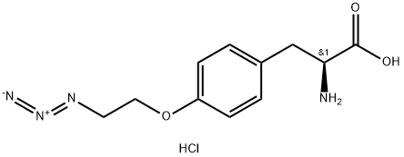 L-Tyrosine, O-(2-azidoethyl)-, hydrochloride (1:1) Structural
