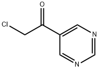 Ethanone, 2-chloro-1-(5-pyrimidinyl)- Structural