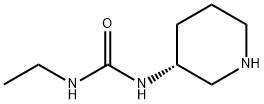 Urea, N-ethyl-N'-(3R)-3-piperidinyl- Structural