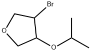 Furan, 3-bromotetrahydro-4-(1-methylethoxy)- Structural