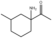 Ethanone, 1-(1-amino-3-methylcyclohexyl)- Structural