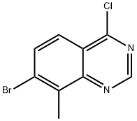 Quinazoline, 7-bromo-4-chloro-8-methyl- Structural