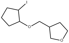 Furan, tetrahydro-3-[[(2-iodocyclopentyl)oxy]methyl]- Structural