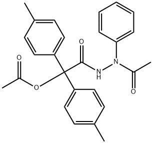 Hydrazine, 1-acetyl-2-(4,4'-dimethylbenziloyl)-1-phenyl-, acetate (ester) (8CI) Structural