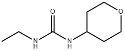 Urea, N-ethyl-N'-(tetrahydro-2H-pyran-4-yl)- Structural