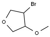 Furan, 3-bromotetrahydro-4-methoxy- Structural