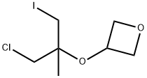 Oxetane, 3-[2-chloro-1-(iodomethyl)-1-methylethoxy]- Structural