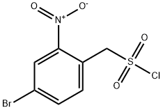 Benzenemethanesulfonyl chloride, 4-bromo-2-nitro- Structural
