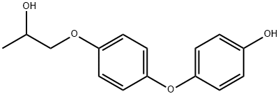 Phenol, 4-[4-(2-hydroxypropoxy)phenoxy]- Structural