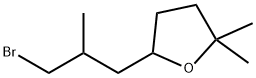 Furan, 5-(3-bromo-2-methylpropyl)tetrahydro-2,2-dimethyl- Structural