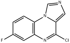 Imidazo[1,5-a]quinoxaline, 4-chloro-7-fluoro- Structural