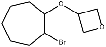 Oxetane, 3-[(2-bromocycloheptyl)oxy]- Structural