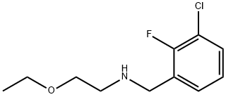 Benzenemethanamine, 3-chloro-N-(2-ethoxyethyl)-2-fluoro- Structural