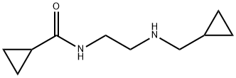 Cyclopropanecarboxamide, N-[2-[(cyclopropylmethyl)amino]ethyl]- Structural