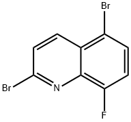 Quinoline, 2,5-dibromo-8-fluoro- Structural