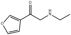 Ethanone, 2-(ethylamino)-1-(3-furanyl)- Structural