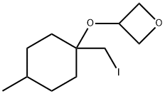 Oxetane, 3-[[1-(iodomethyl)-4-methylcyclohexyl]oxy]- Structural