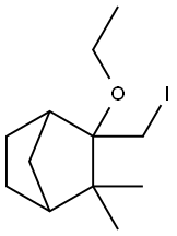 Bicyclo[2.2.1]heptane, 2-ethoxy-2-(iodomethyl)-3,3-dimethyl- Structural