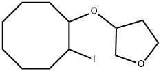 Furan, tetrahydro-3-[(2-iodocyclooctyl)oxy]- Structural
