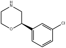 Morpholine, 2-(3-chlorophenyl)-, (2R)- Structural