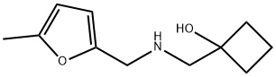 Cyclobutanol, 1-[[[(5-methyl-2-furanyl)methyl]amino]methyl]- Structural