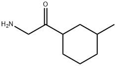 Ethanone, 2-amino-1-(3-methylcyclohexyl)- Structural