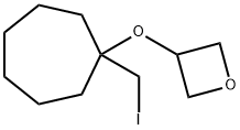 Oxetane, 3-[[1-(iodomethyl)cycloheptyl]oxy]- Structural