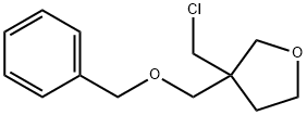 Furan, 3-(chloromethyl)tetrahydro-3-[(phenylmethoxy)methyl]- Structural