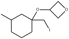 Oxetane, 3-[[1-(iodomethyl)-3-methylcyclohexyl]oxy]- Structural