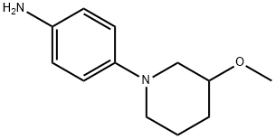 Benzenamine, 4-(3-methoxy-1-piperidinyl)- Structural