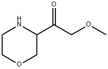 Ethanone, 2-methoxy-1-(3-morpholinyl)- Structural