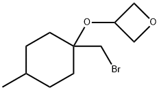 Oxetane, 3-[[1-(bromomethyl)-4-methylcyclohexyl]oxy]- Structural